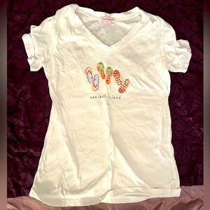 fresh produce Sanibel Island t-shirt. White. US size XS. New w/o tags.